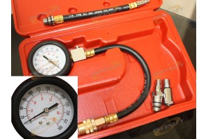 5pcs Gas Engine Compression Tester Testing Gauge Kit Test Cylinder Tester